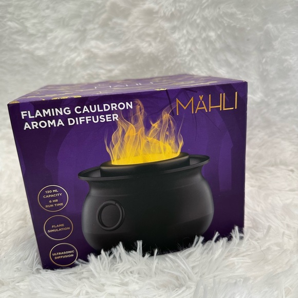 mahli Holiday Mahli Flaming Cauldron Diffuser Orange Flame Tiktok